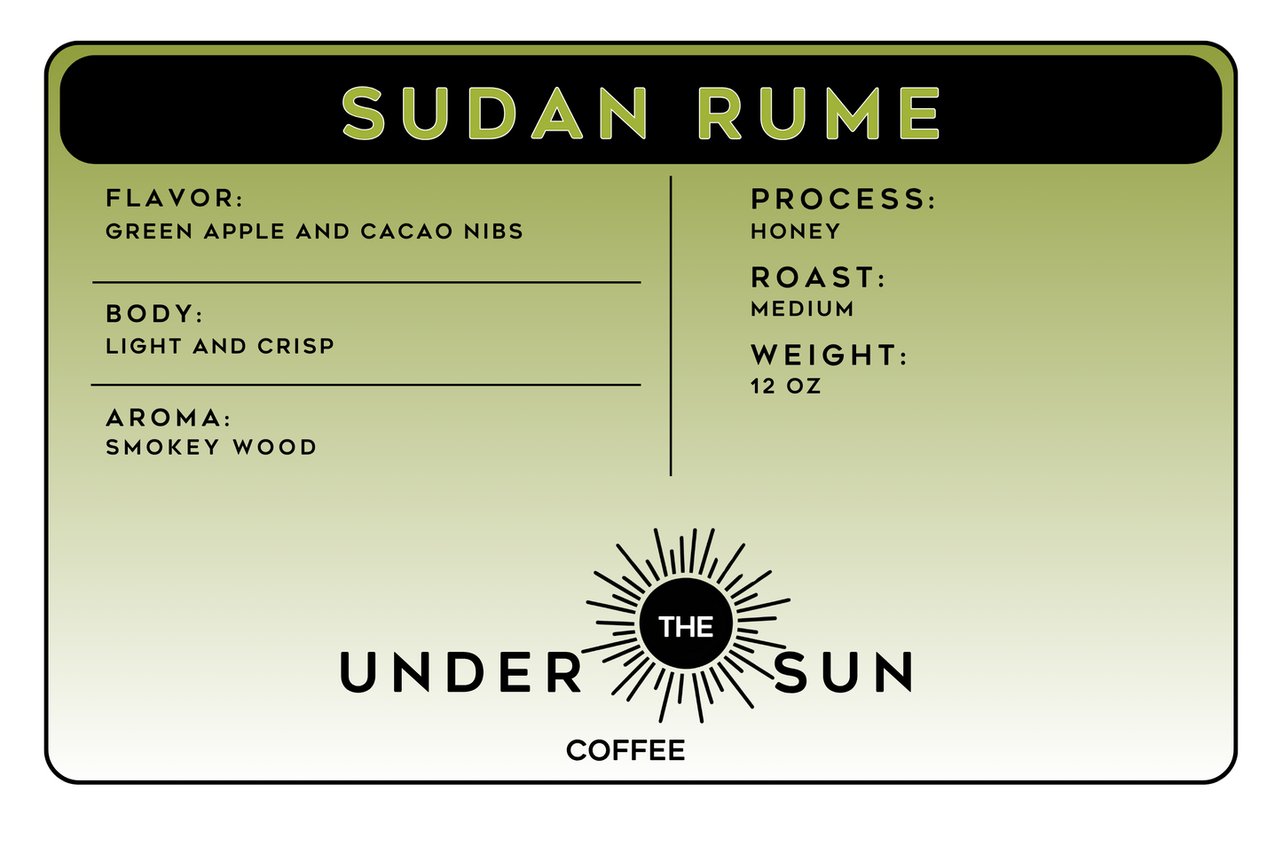 Sudan Rume 12oz