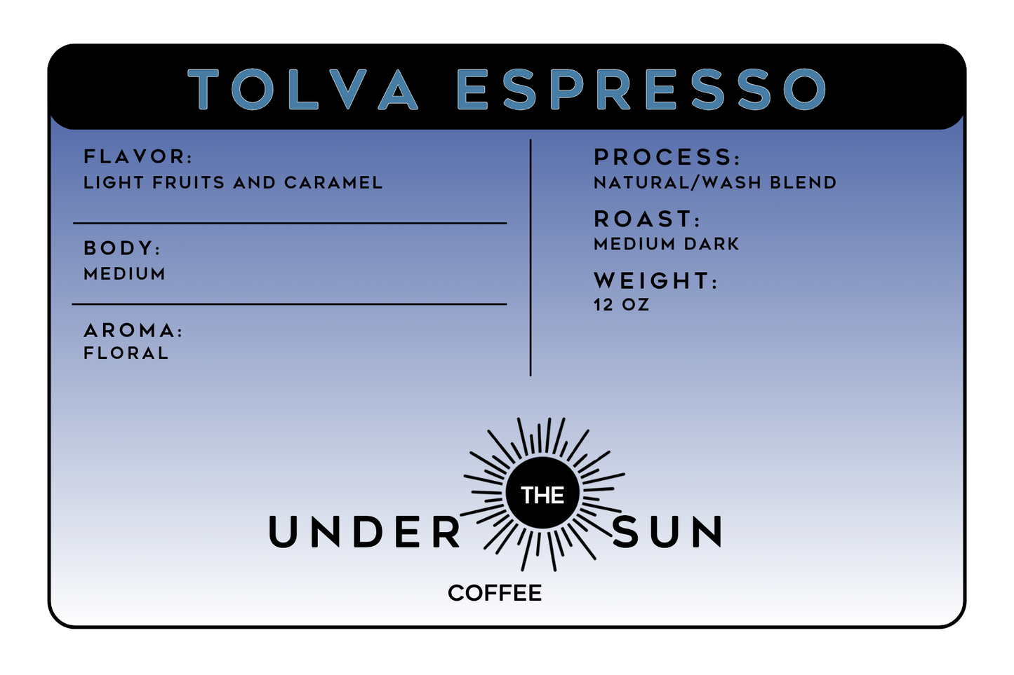 Tolva Espresso Blend 25lbs